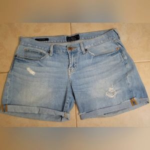Lucky,Light Washed,Laguna Short, Boyfriend Jean Shorts, Size 8/28 Very Relaxed
